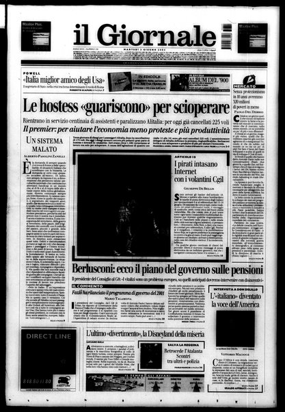 Il giornale : quotidiano del mattino